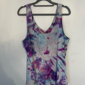 Old Navy Multicolor Tie-Dye Tank Top